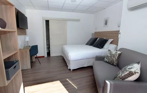 Chambre double climatisée