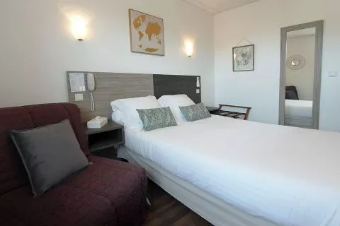 Chambre double climatisée