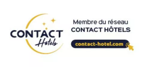 logo contact Hotels, La Glycine à Bénouville, Normandie