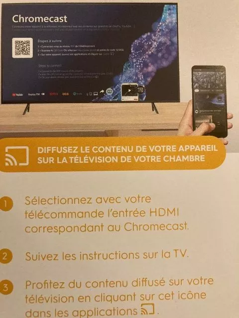 Chromecast by LE VERT GALANT Hôtel