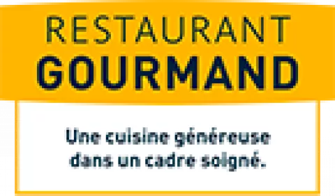 Logo restaurant gourmant o carrée d'art Méréville, Lorraine
