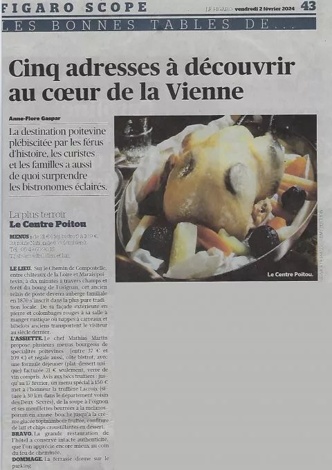 image Logis Hotel Le Centre Poitou