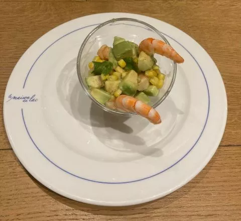 Verrine Avocat Crevette