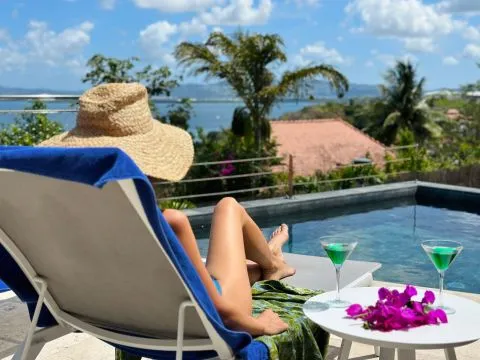 image Villas de Luxe avec piscine privée et vue mer en Martinique