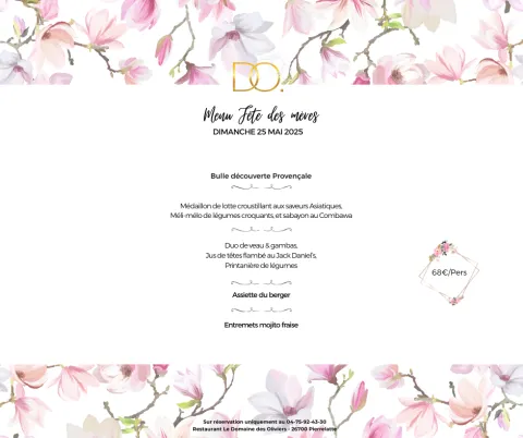 image Menu Spécial Fête des Mères