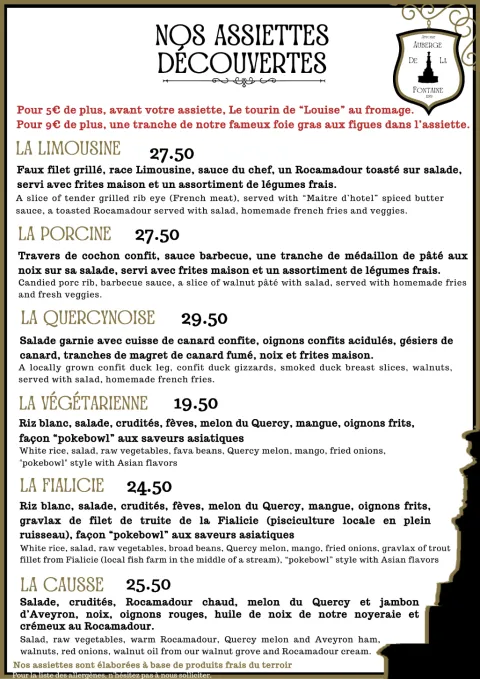 image Nos Assiettes Découvertes