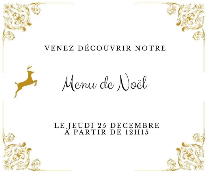   Menu de Noël