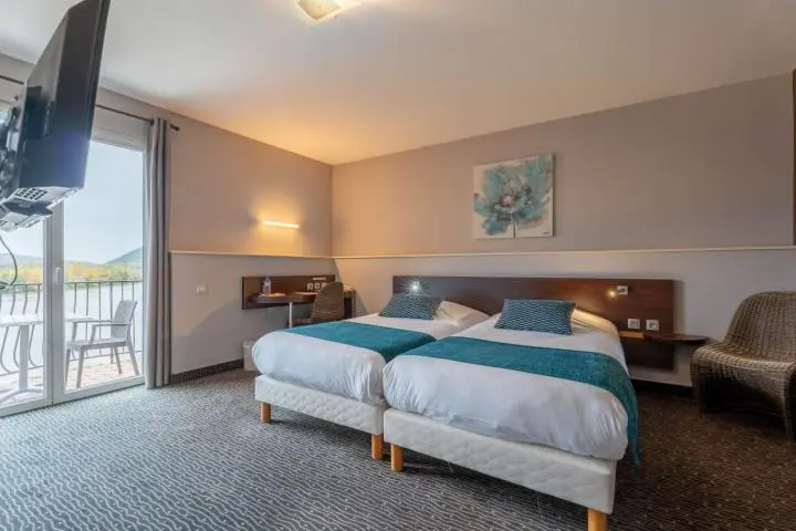 image Chambres confortables avec vue sur le Rhône