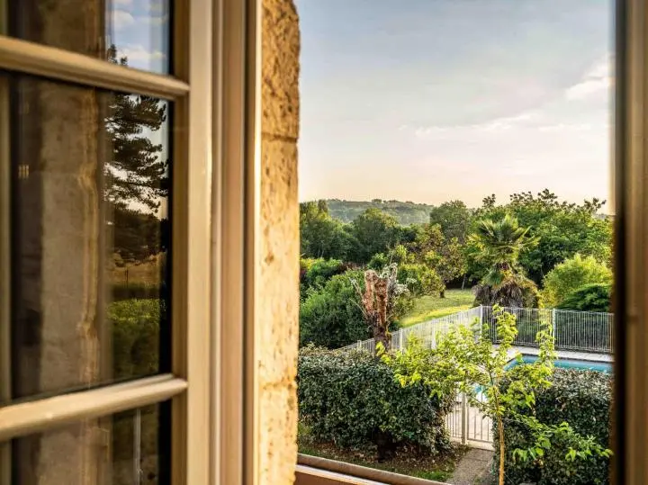 image Chambre avec vue à La Ferme de Flaran