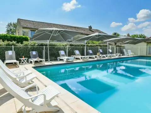 image La piscine de l'hôtel La Ferme de Flaran