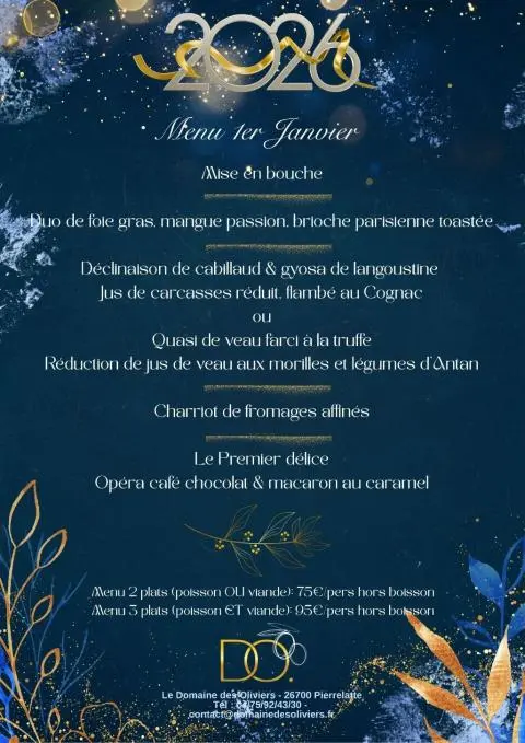 image Menu du 1er Janvier 2026