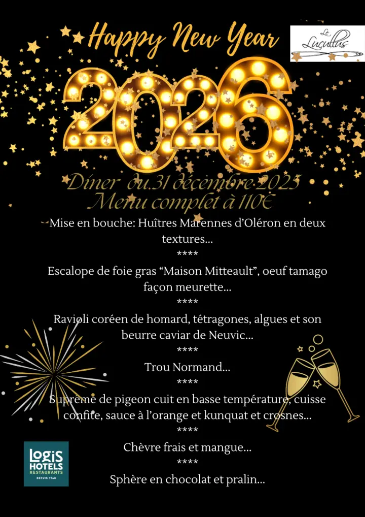   Menu du nouvel an 2025