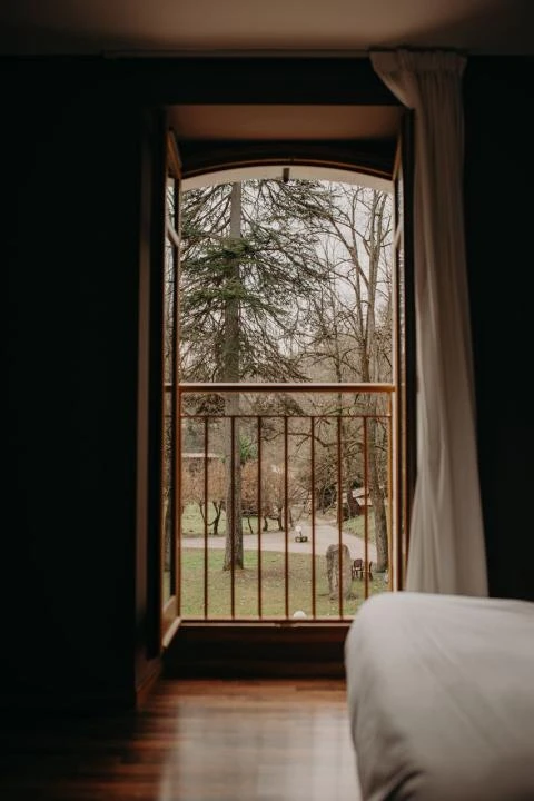 image Rooms at the Logis Hotel du Parc in Cransac