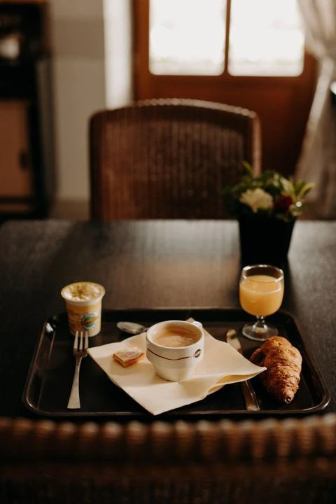 image Rooms at the Logis Hotel du Parc in Cransac