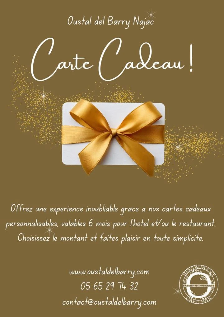   Les Cartes Cadeaux !