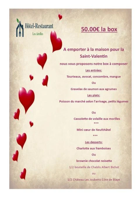 image Box Saint Valentin &agrave; emporter