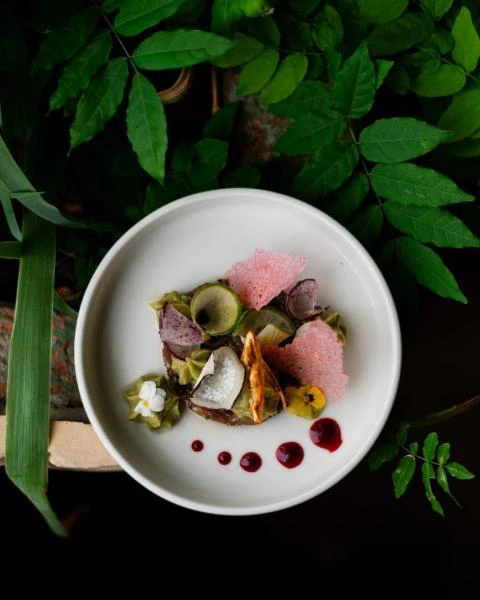 image Restaurant terrasse Les Glycines