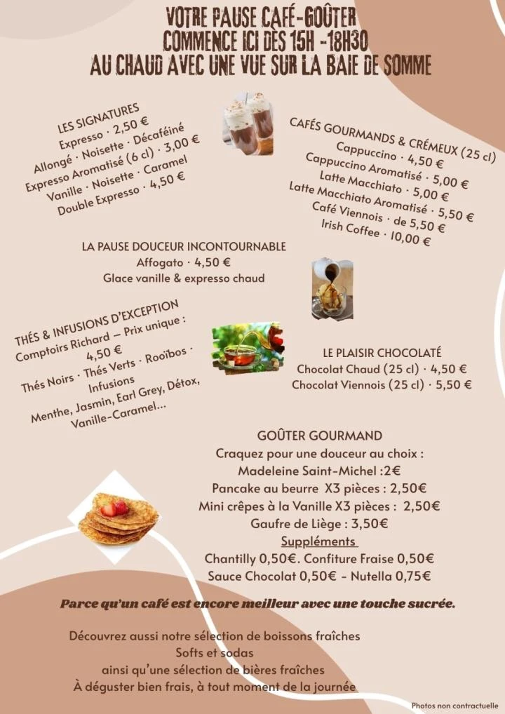   Pause goûter Vue sur la Baie de Somme