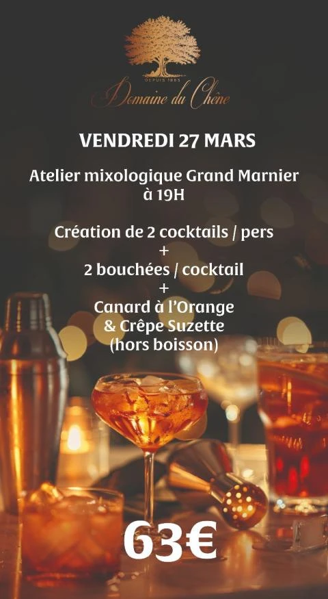 Soirée Mixologie Vendredi 27 Mars