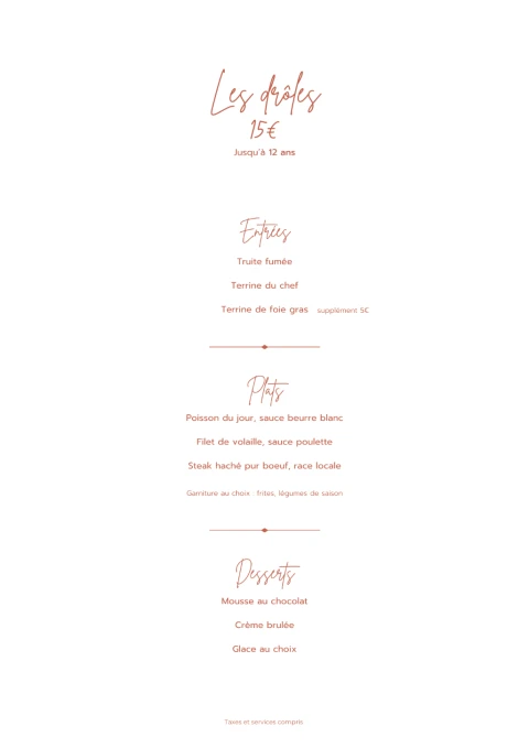 image Menu Enfant
