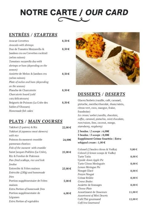 image CARTE Restaurant 2026