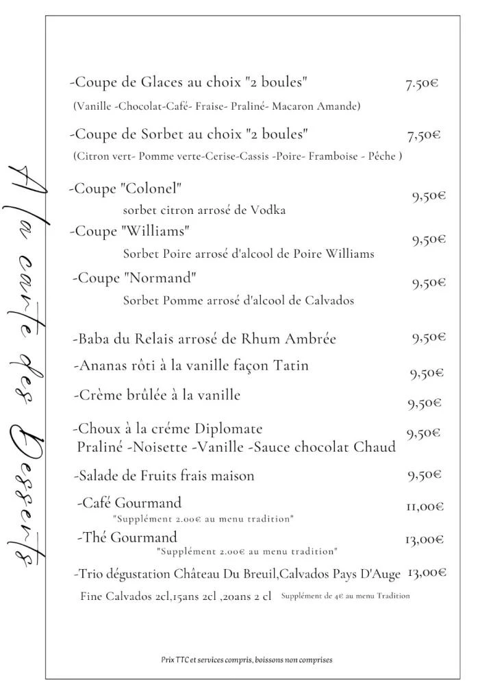  Local menu