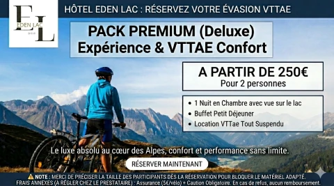 Evadez vous en VTTAE face au Lac