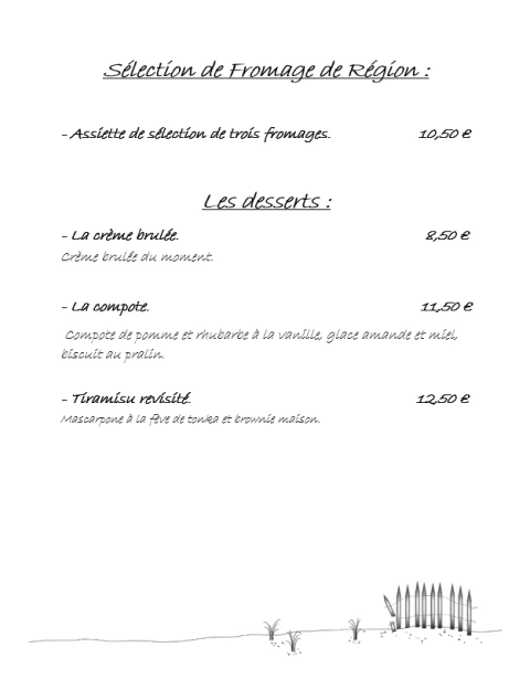 image Nos desserts