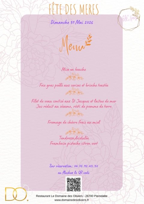 image Menu Sp&eacute;cial F&ecirc;te des M&egrave;res