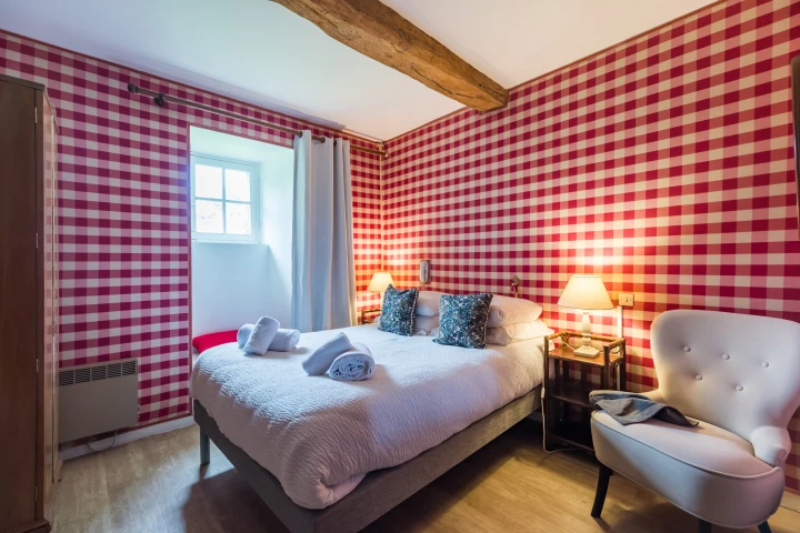 image Chambre de l'hotel de charme le Kastell Dinec'h