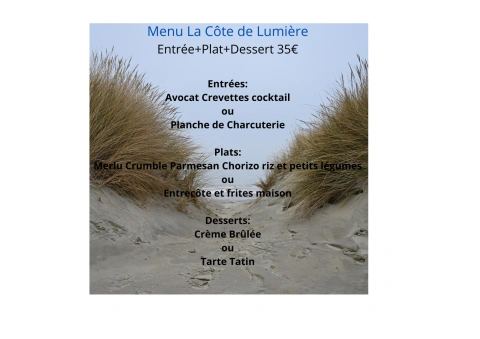 image menu Restaurant La C&ocirc;te de Lumi&egrave;re