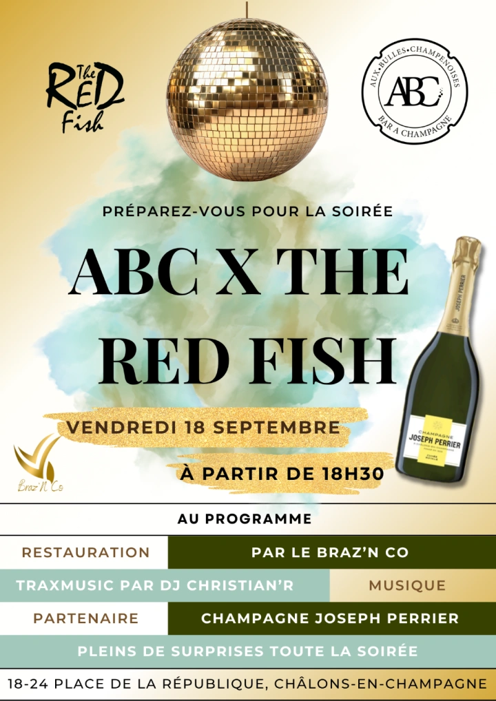   Soirée ABC x THE RED FISH