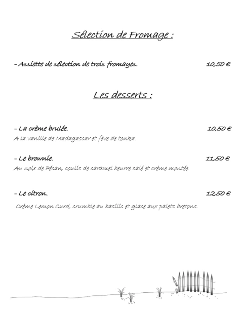 image Nos desserts